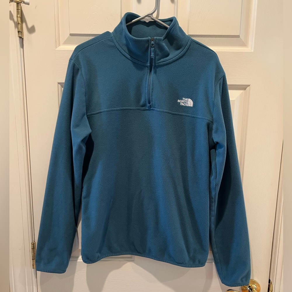 Men’s North Face Quarter Zip Fleece Pullover (Size Medium) - Picture 2 of 7
